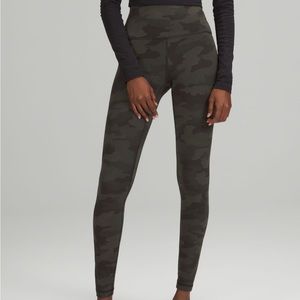 Lululemon Align 25” - Dark Olive Camo